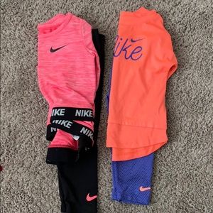 2 Toddler Girls Nike Outfits